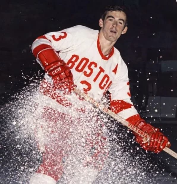 Rick Comfort in his Boston University uniform
