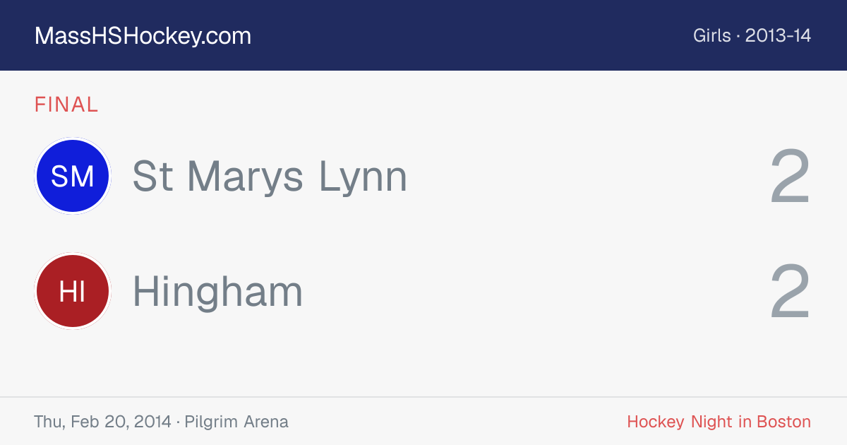 St Marys Lynn at Hingham score card