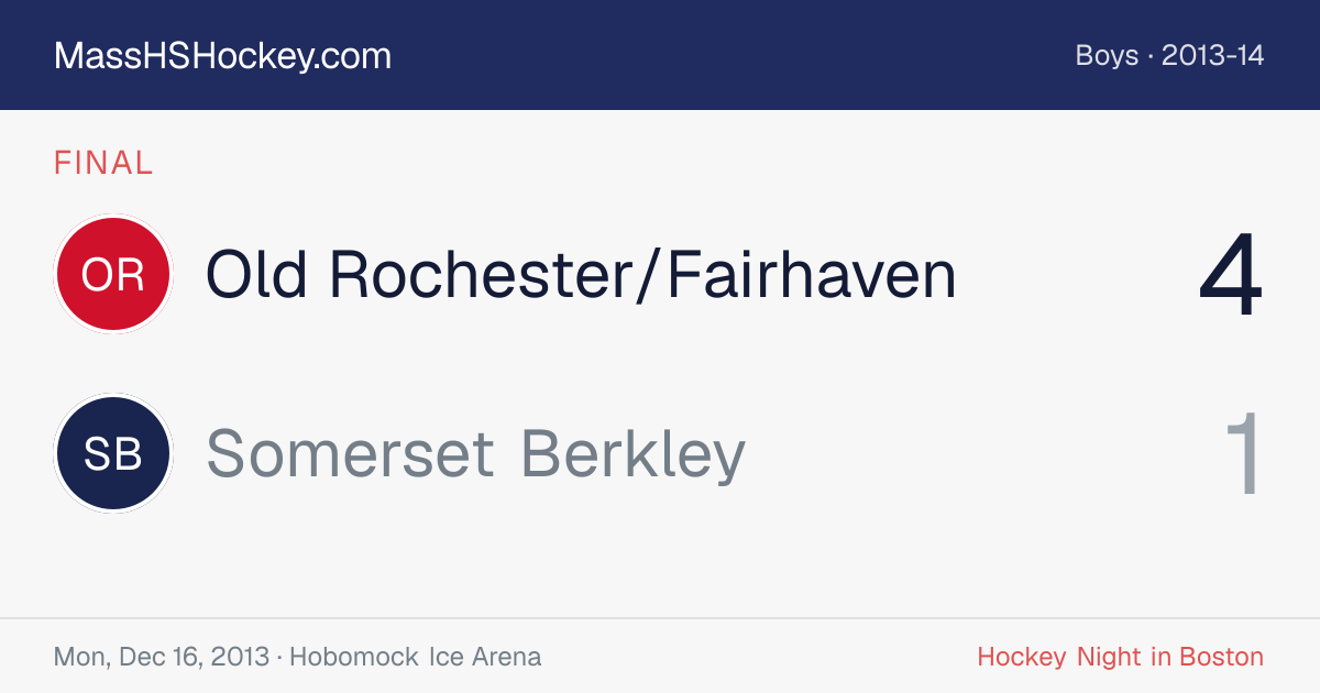 Old Rochester/Fairhaven at Somerset Berkley score card