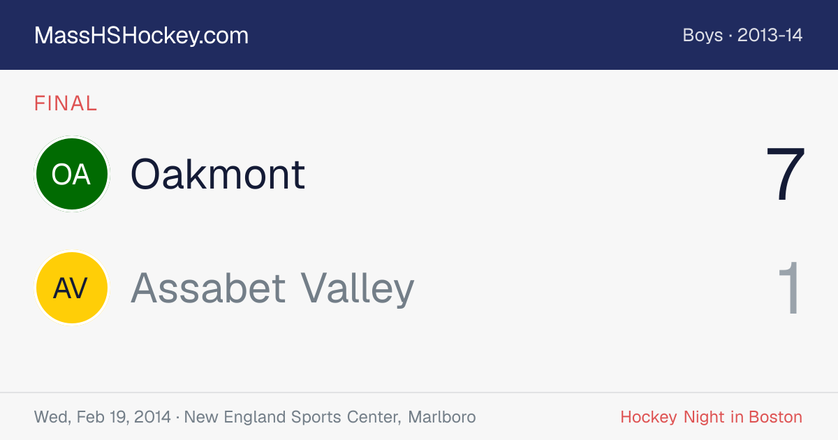 Oakmont at Assabet Valley score card