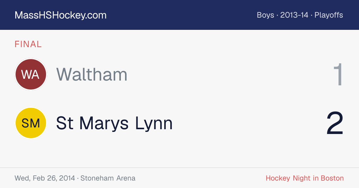 Waltham at St Marys Lynn score card