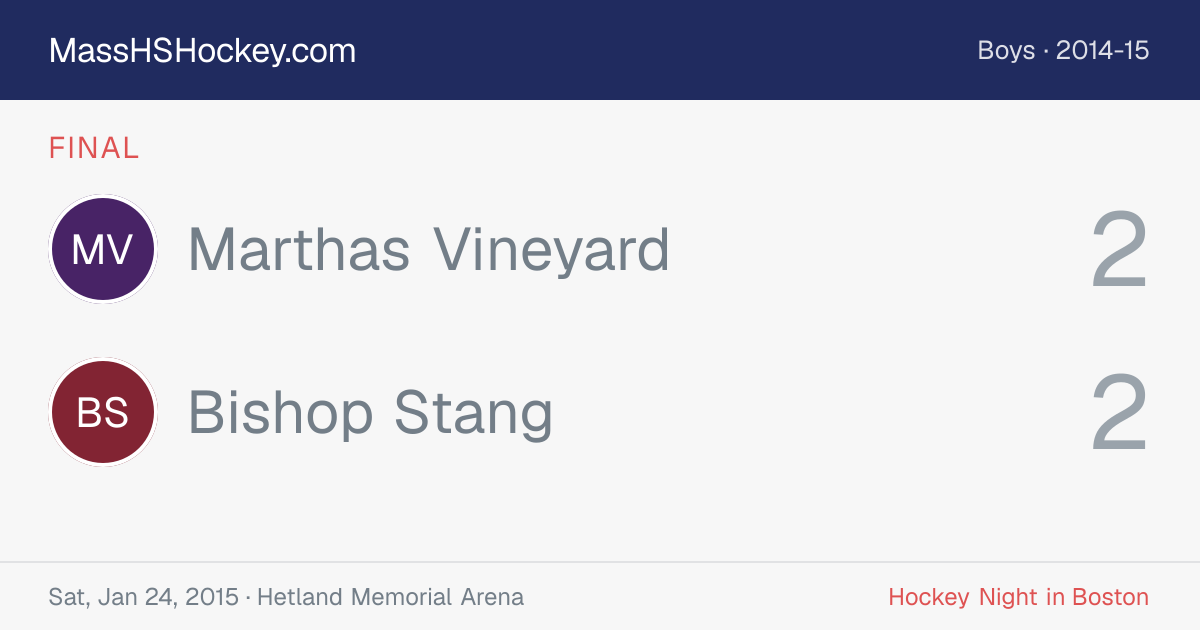 Marthas Vineyard at Bishop Stang score card