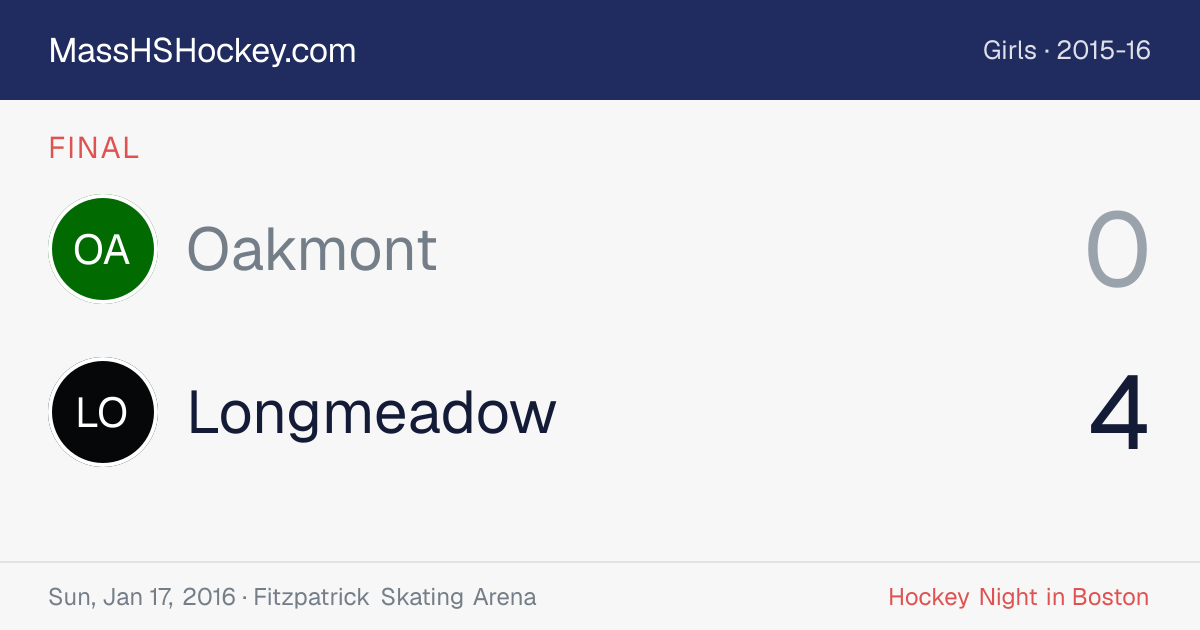 Oakmont at Longmeadow score card