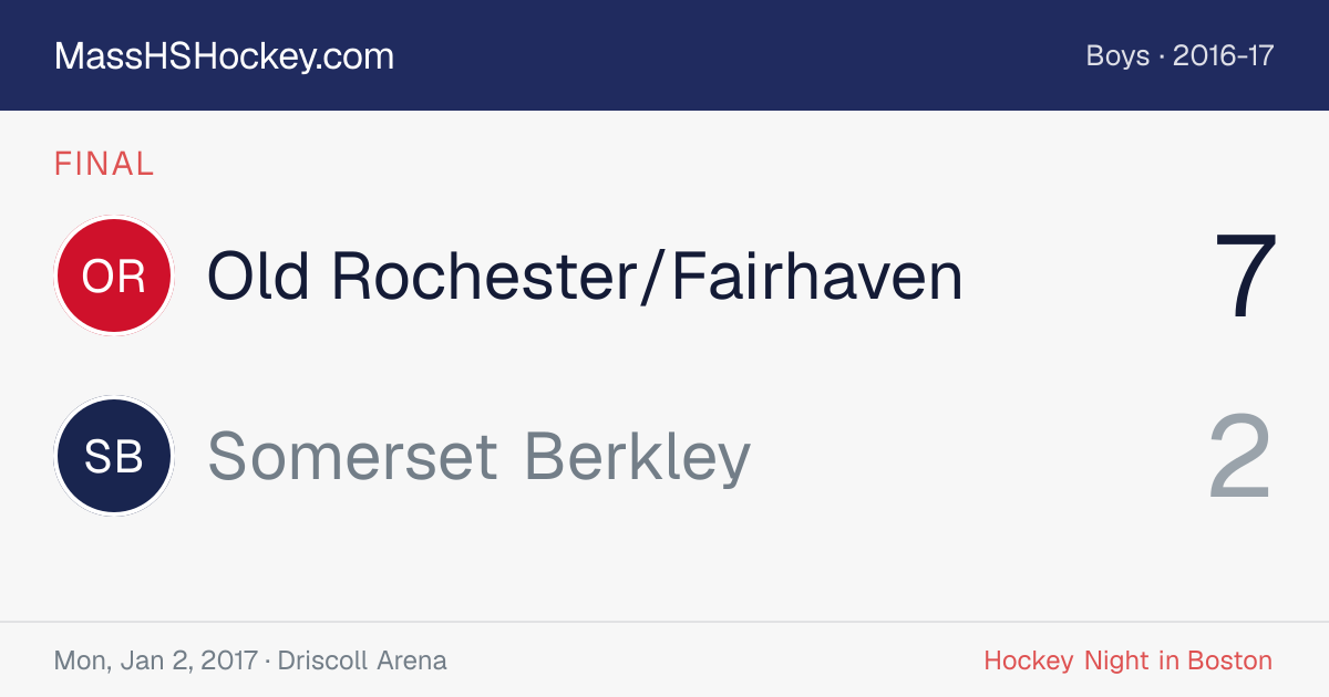 Old Rochester/Fairhaven at Somerset Berkley score card