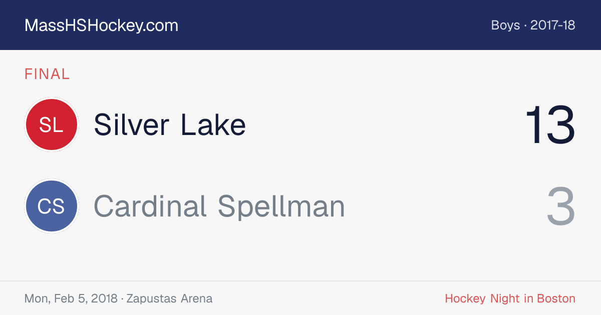 Silver Lake at Cardinal Spellman score card