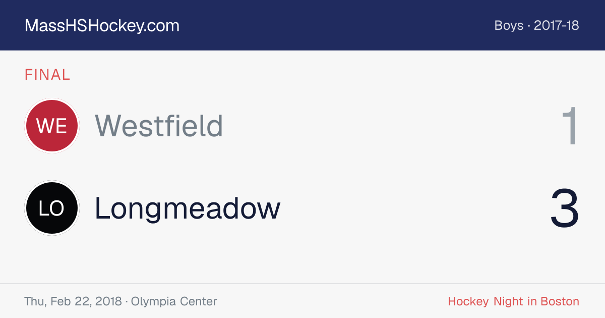 Westfield at Longmeadow score card