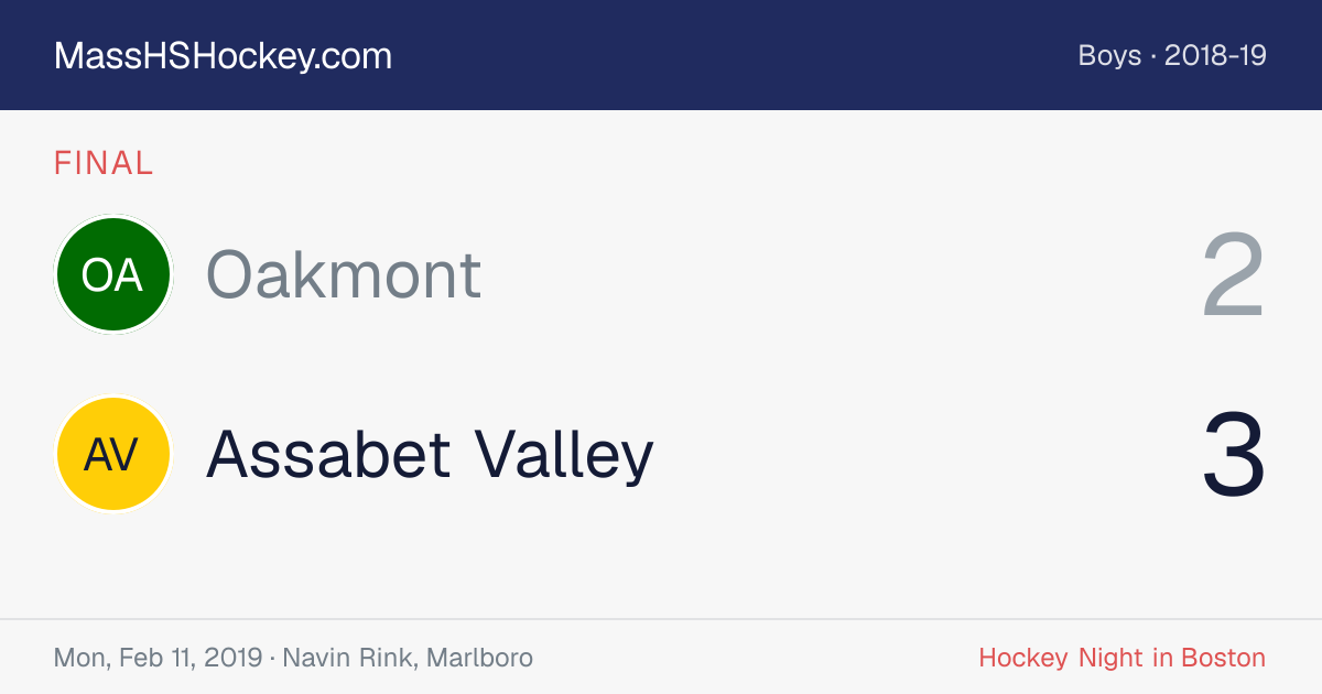 Oakmont at Assabet Valley score card