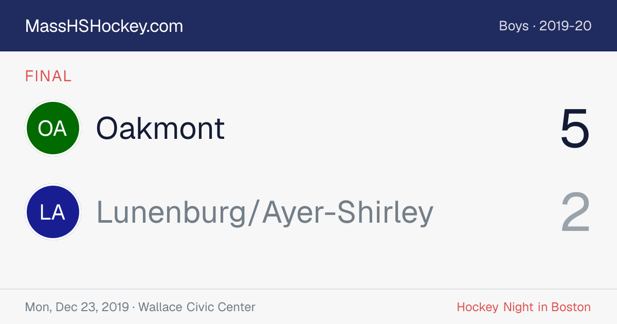 Oakmont at Lunenburg/Ayer-Shirley score card