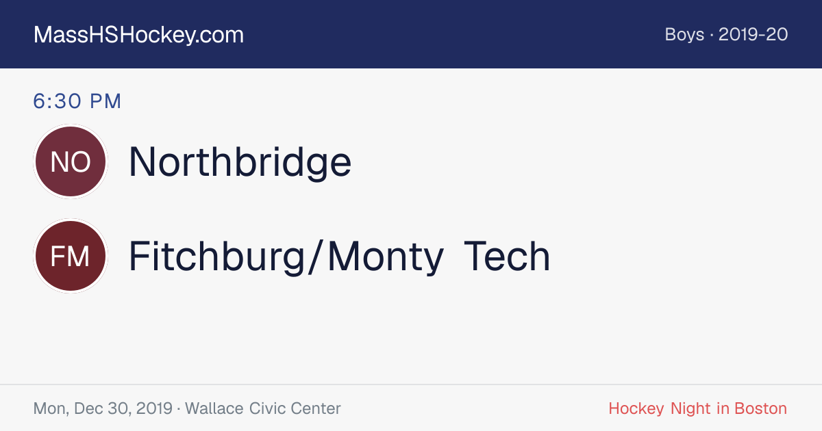Northbridge at Fitchburg/Monty Tech score card