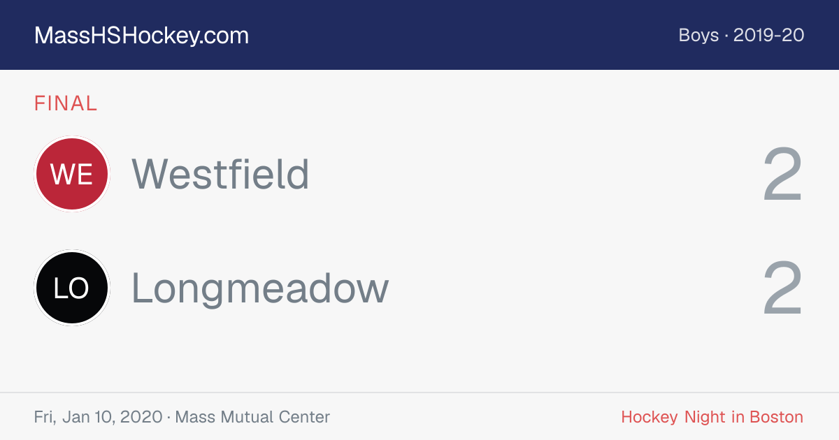 Westfield at Longmeadow score card