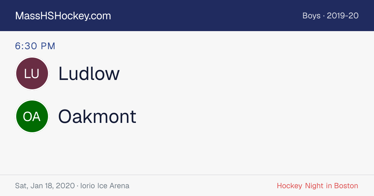 Ludlow at Oakmont score card