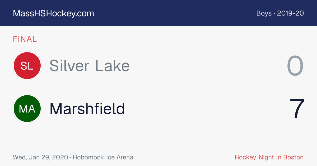 Silver Lake at Marshfield score card