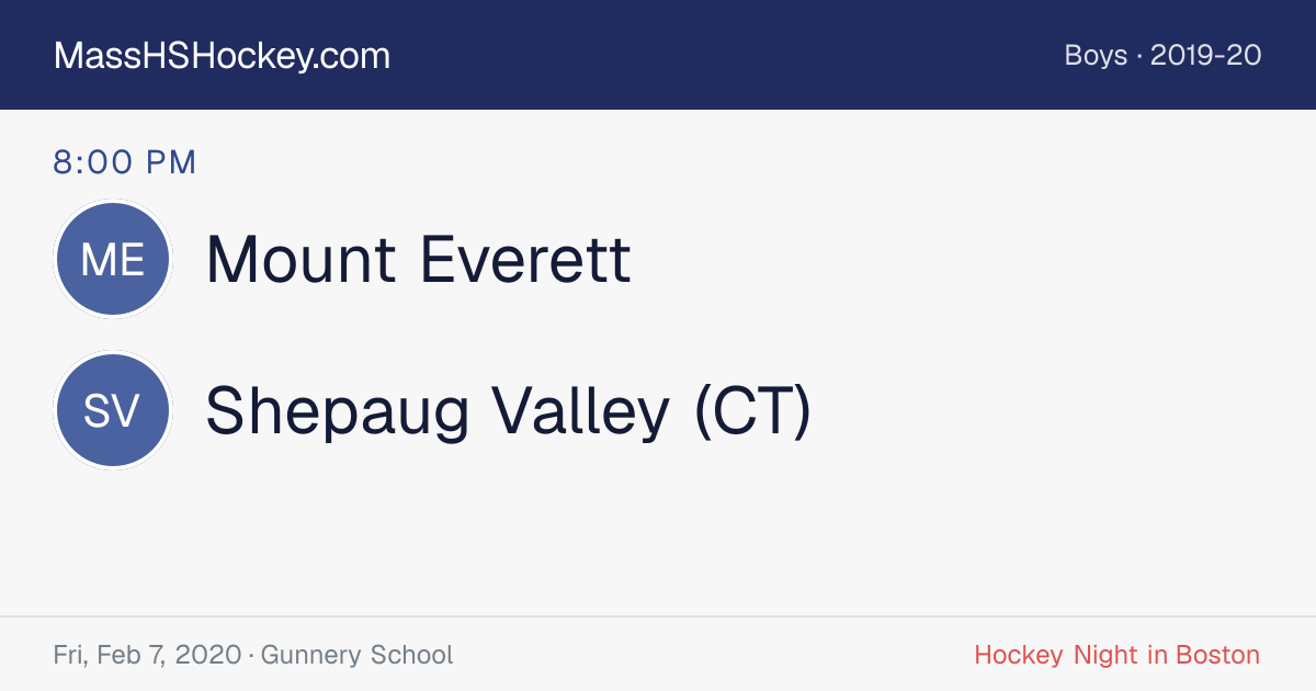 Mount Everett at Shepaug Valley (CT) score card