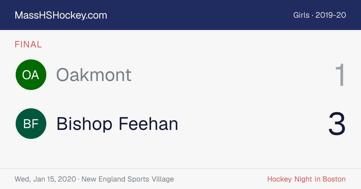 Oakmont at Bishop Feehan score card
