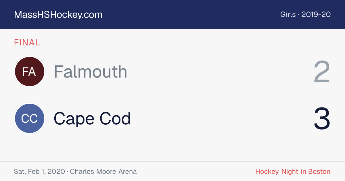 Falmouth at Cape Cod score card
