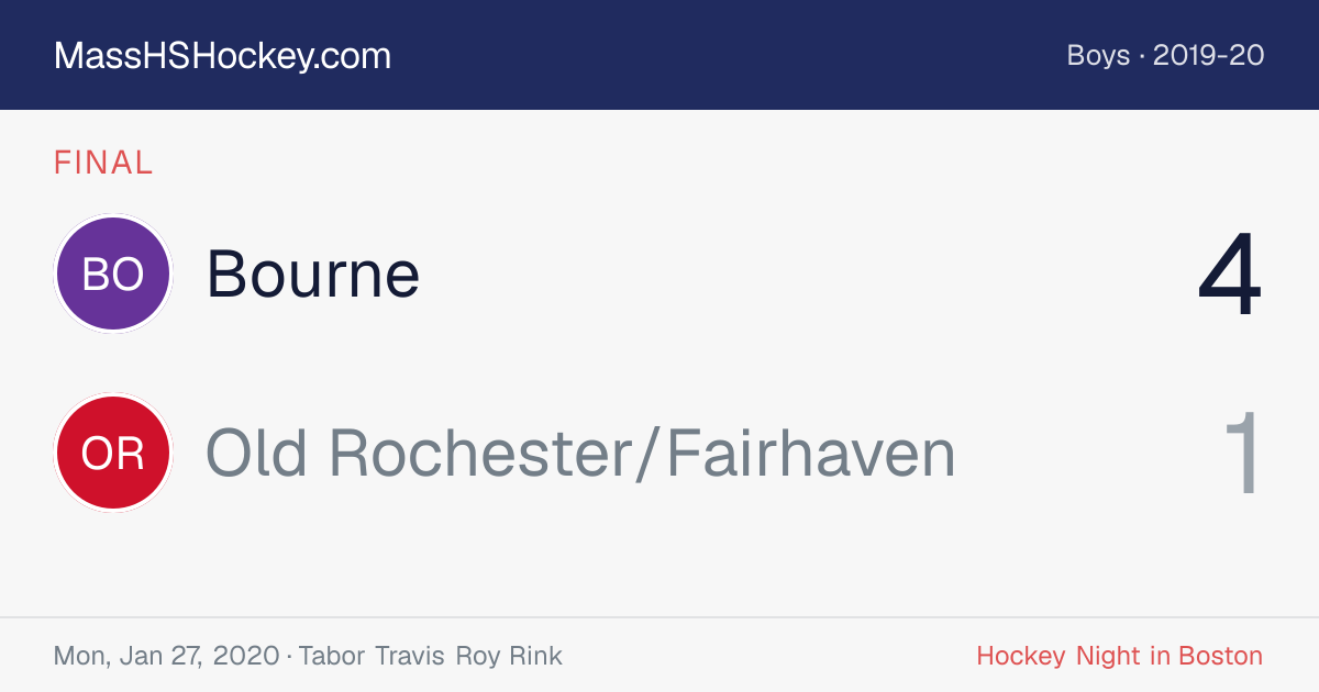 Bourne at Old Rochester/Fairhaven score card