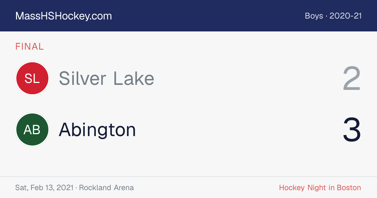 Silver Lake at Abington score card