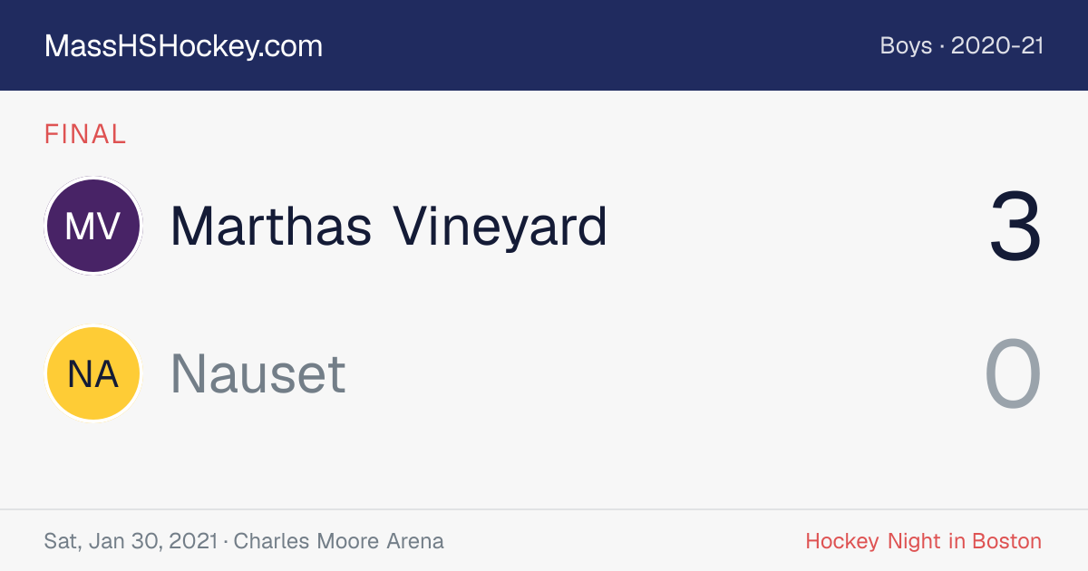 Marthas Vineyard at Nauset score card