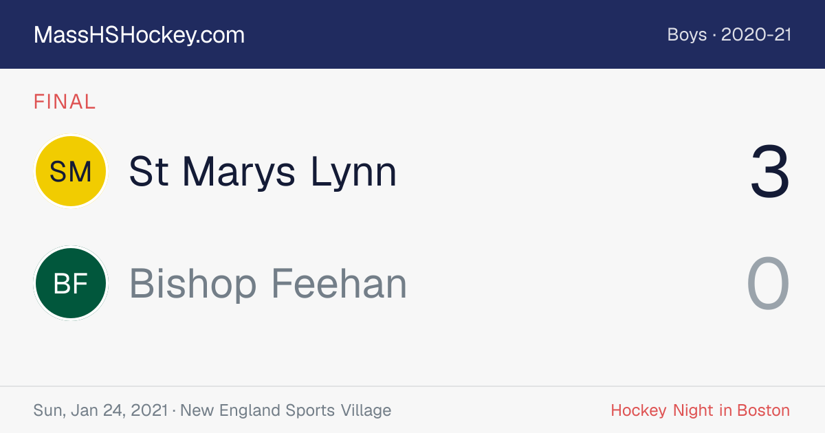 St Marys Lynn at Bishop Feehan score card