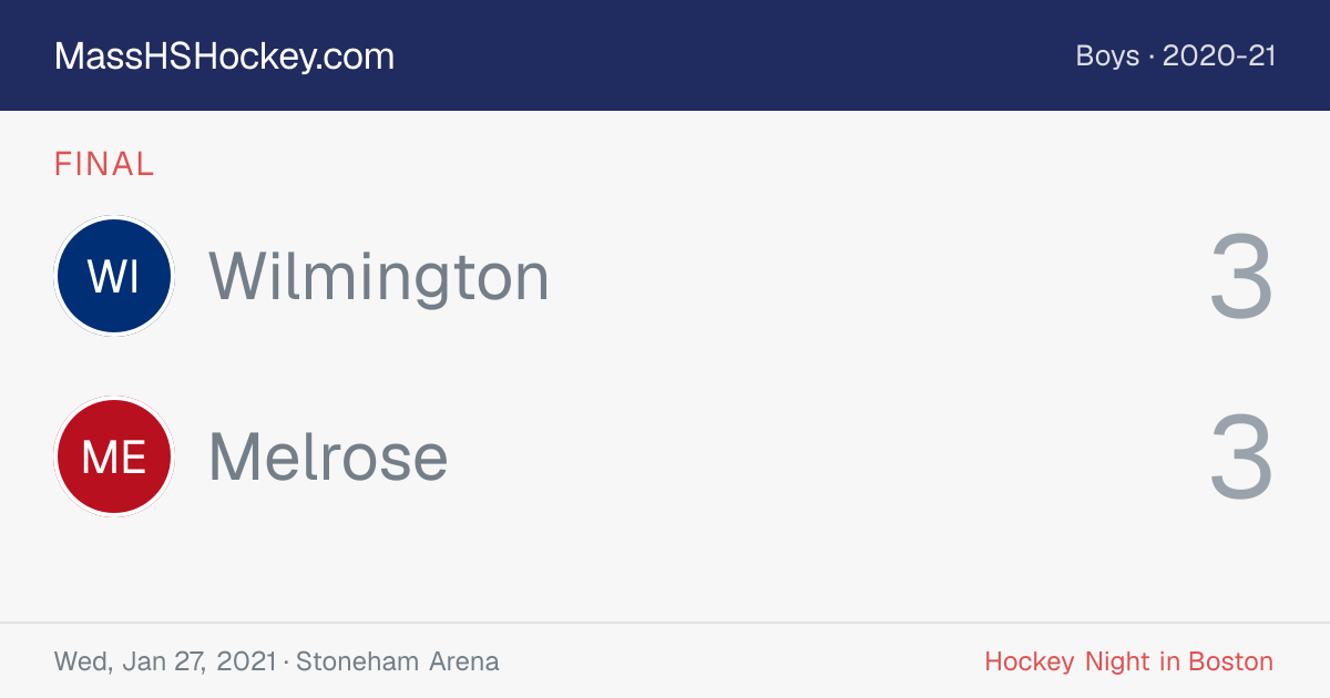 Wilmington at Melrose score card