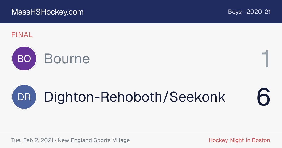 Bourne at Dighton-Rehoboth/Seekonk score card