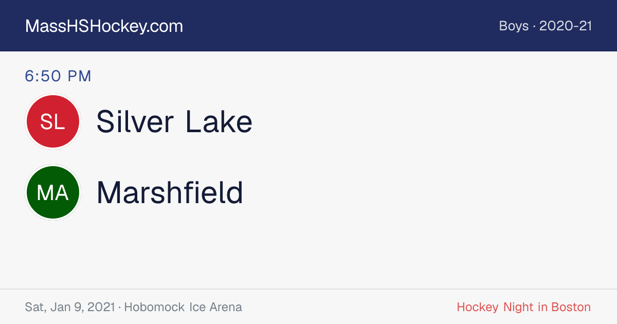 Silver Lake at Marshfield score card