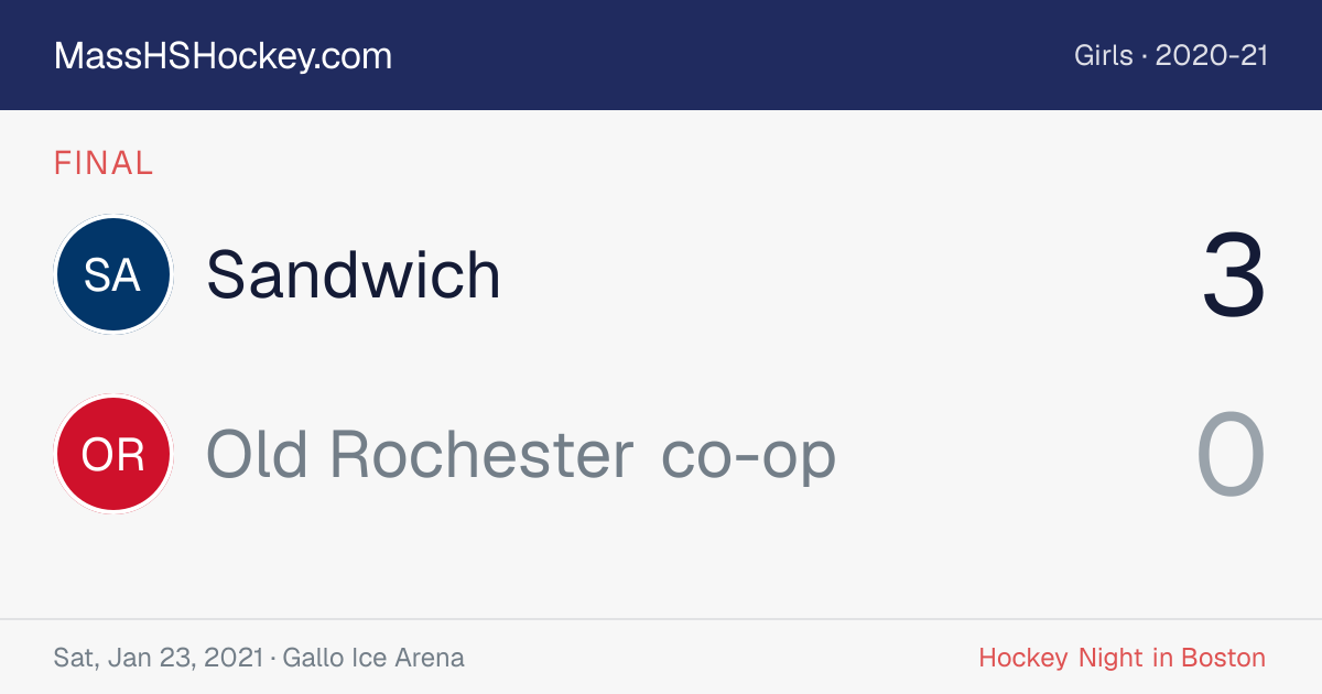 Sandwich at Old Rochester co-op score card