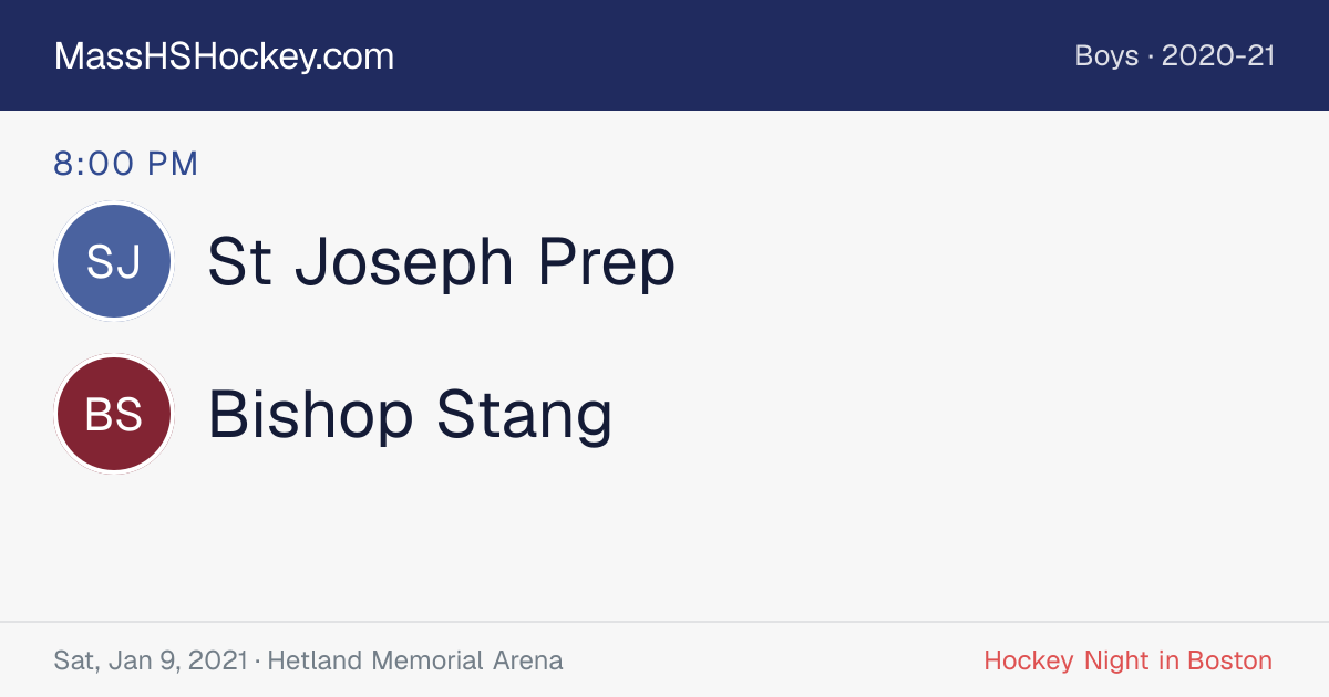 St Joseph Prep at Bishop Stang score card