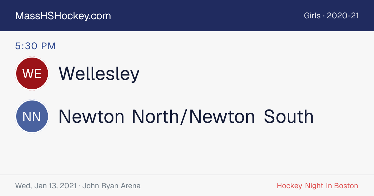 Wellesley at Newton North/Newton South score card