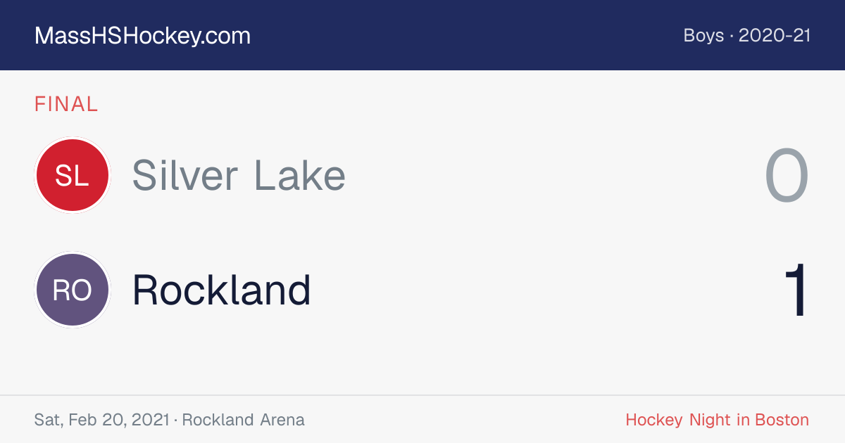 Silver Lake at Rockland score card
