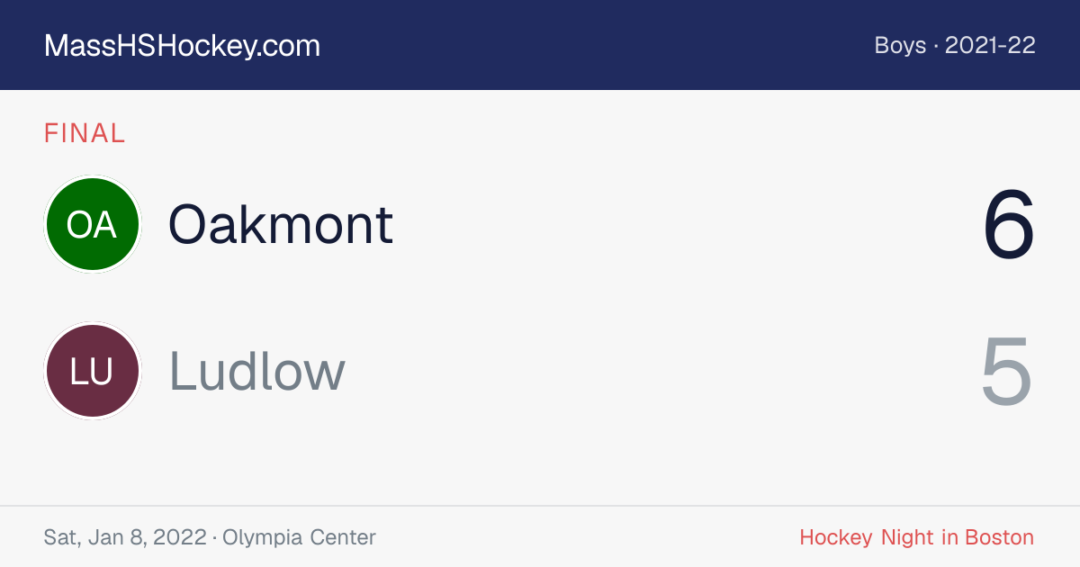 Oakmont at Ludlow score card