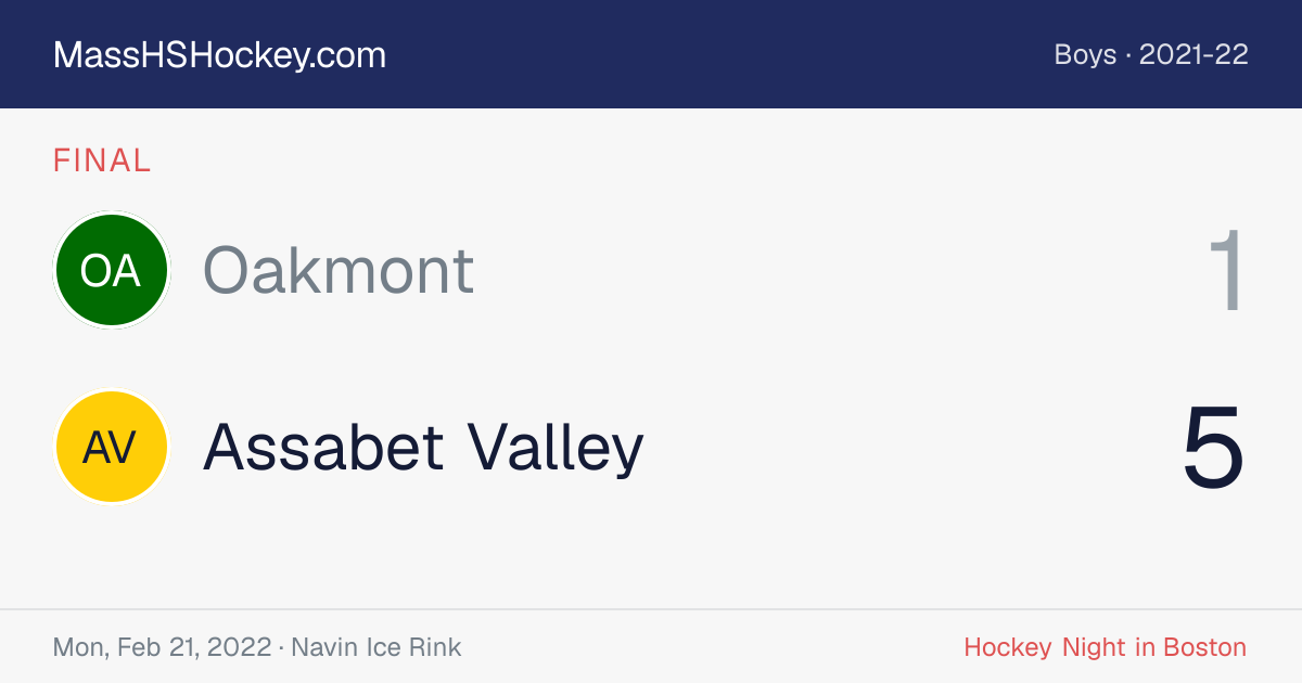Oakmont at Assabet Valley score card