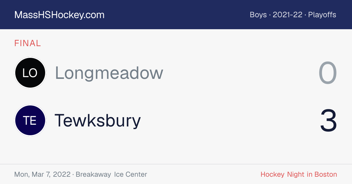 Longmeadow at Tewksbury score card