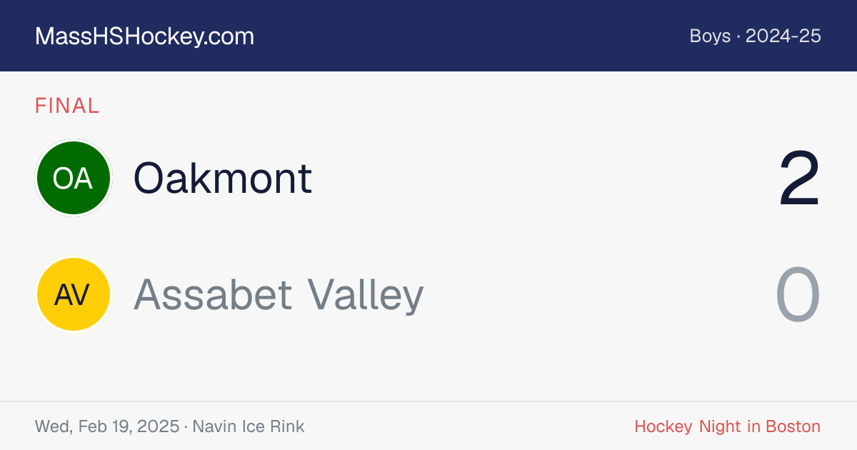 Oakmont at Assabet Valley score card