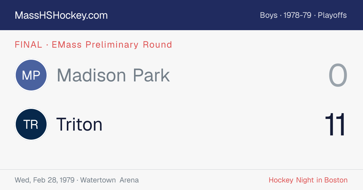Madison Park at Triton score card