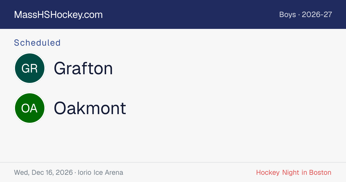 Grafton at Oakmont score card