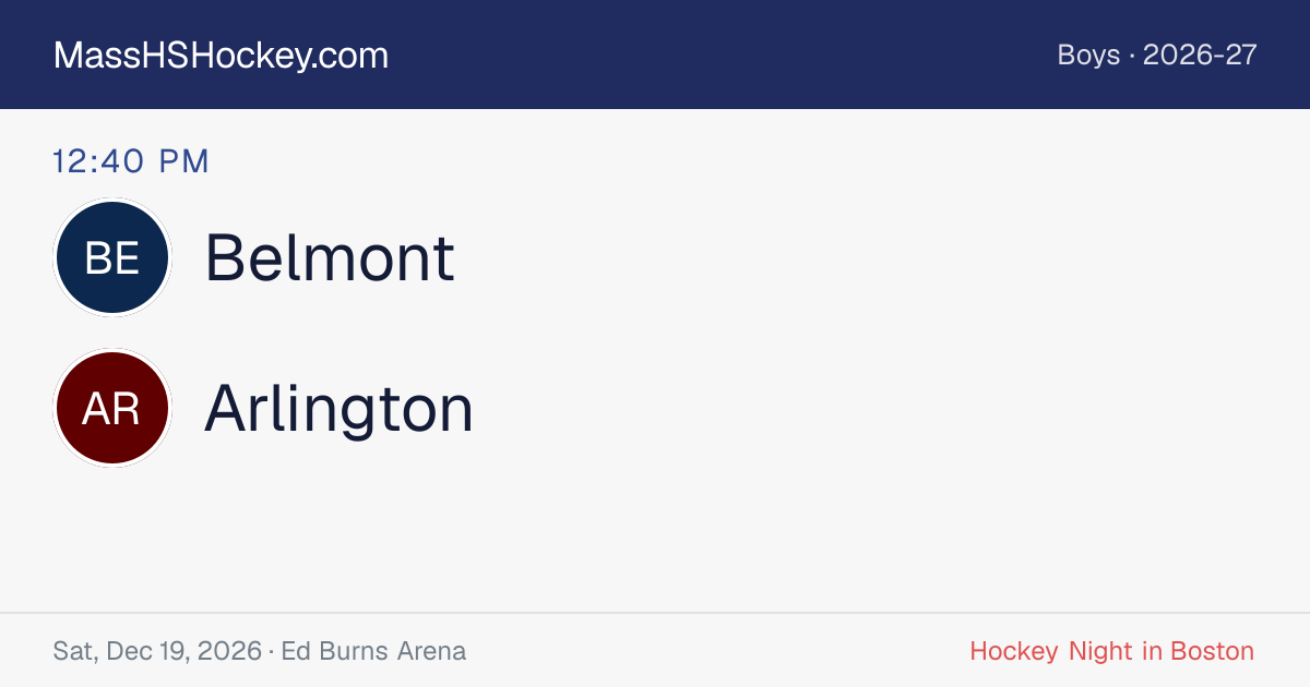 Belmont at Arlington score card