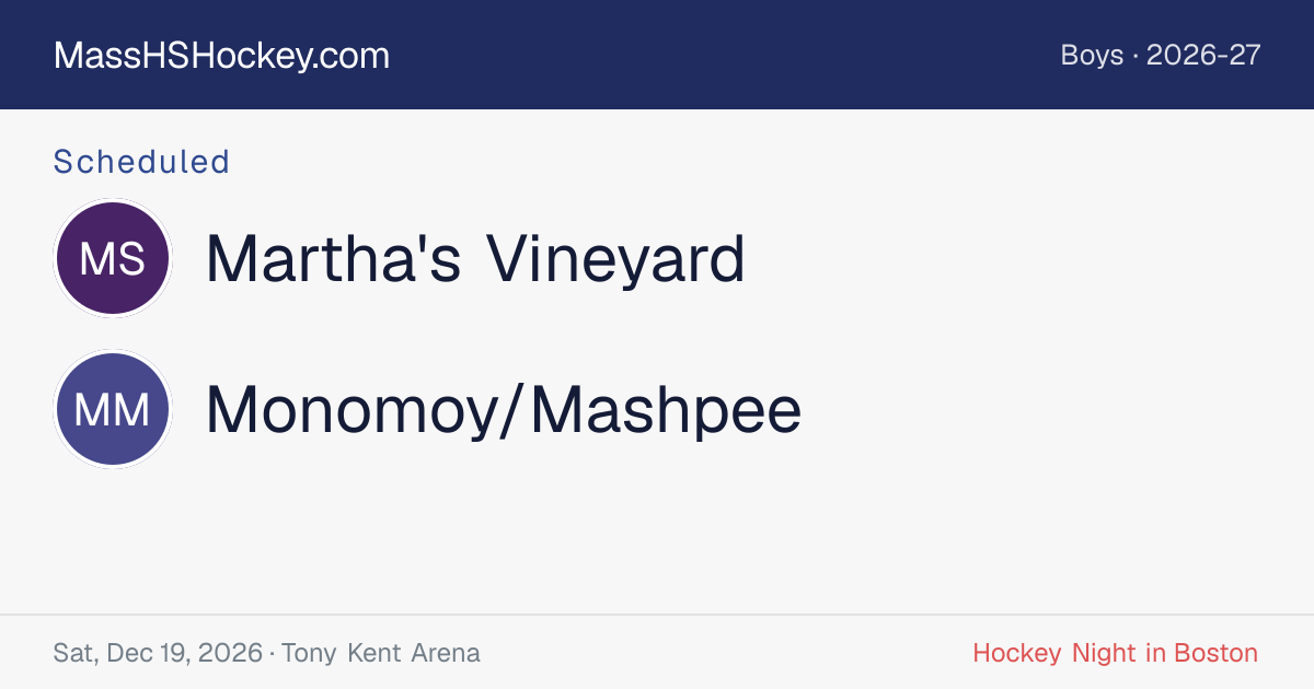 Martha's Vineyard at Monomoy/Mashpee score card