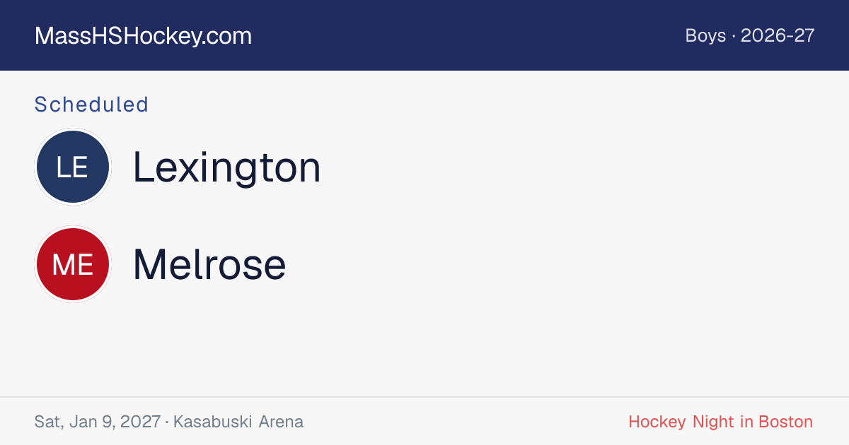 Lexington at Melrose score card