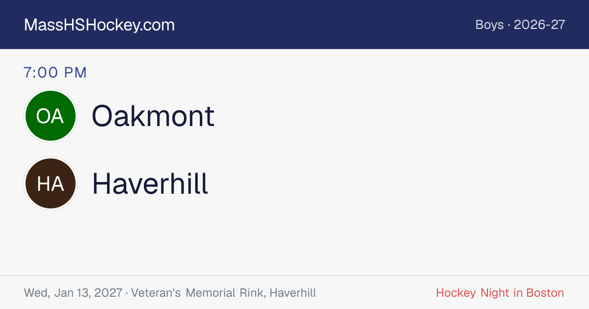 Oakmont at Haverhill score card