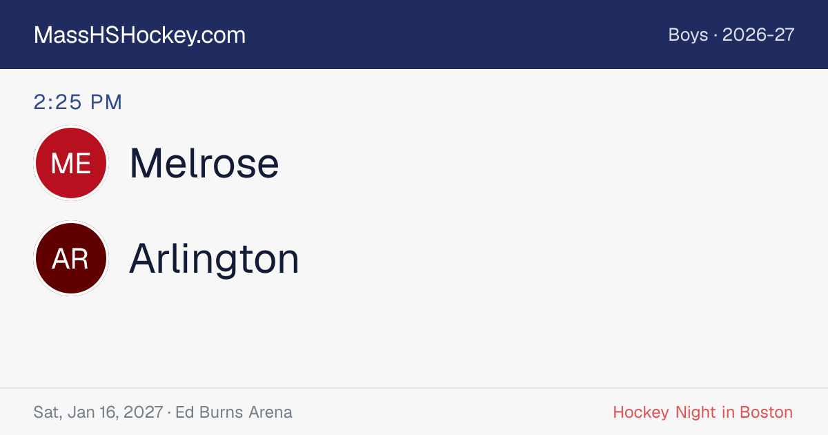 Melrose at Arlington score card