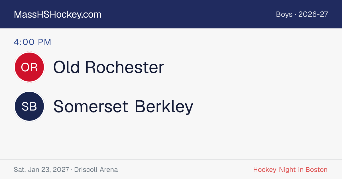 Old Rochester at Somerset Berkley score card