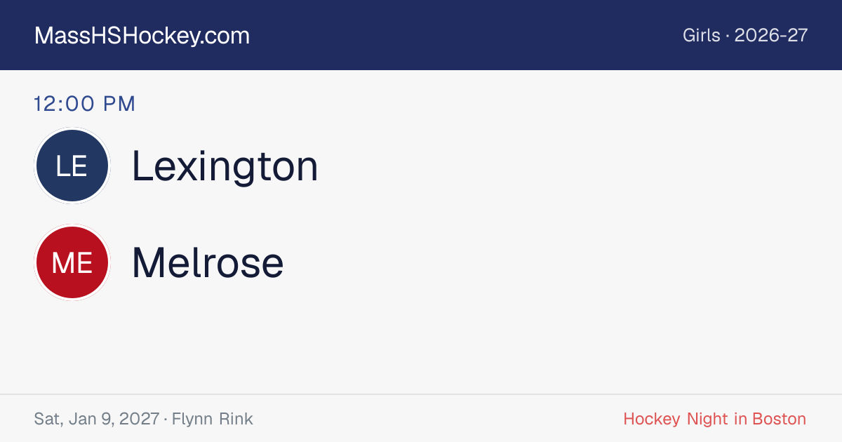 Lexington at Melrose score card