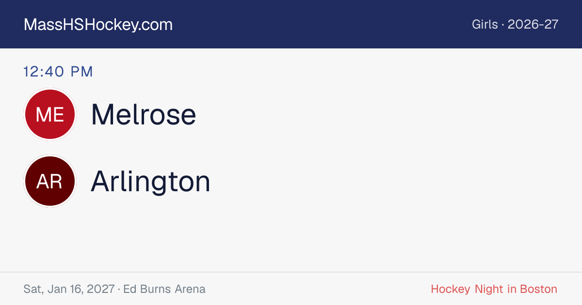 Melrose at Arlington score card