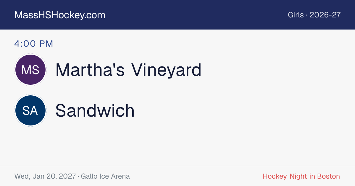Martha's Vineyard at Sandwich score card