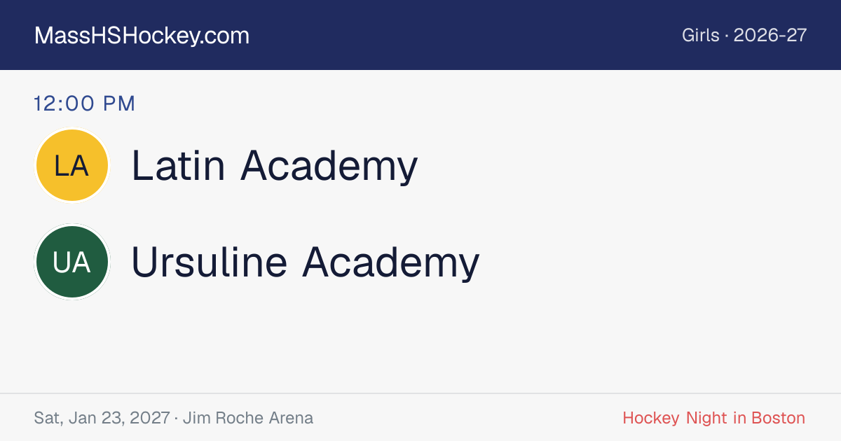 Latin Academy at Ursuline Academy score card