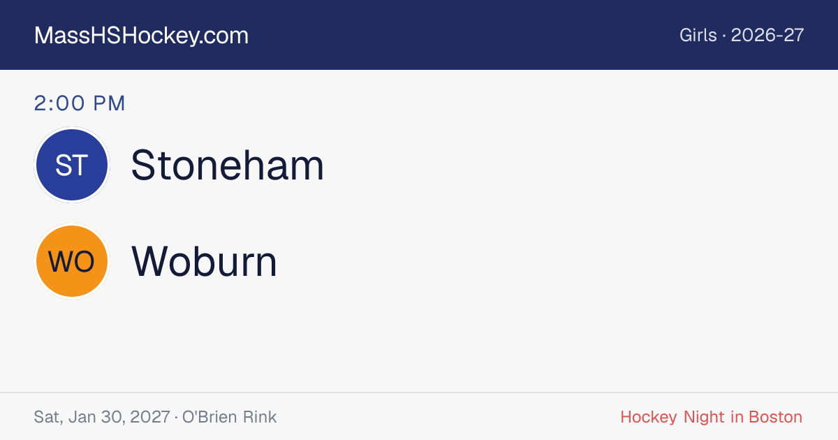 Stoneham at Woburn score card