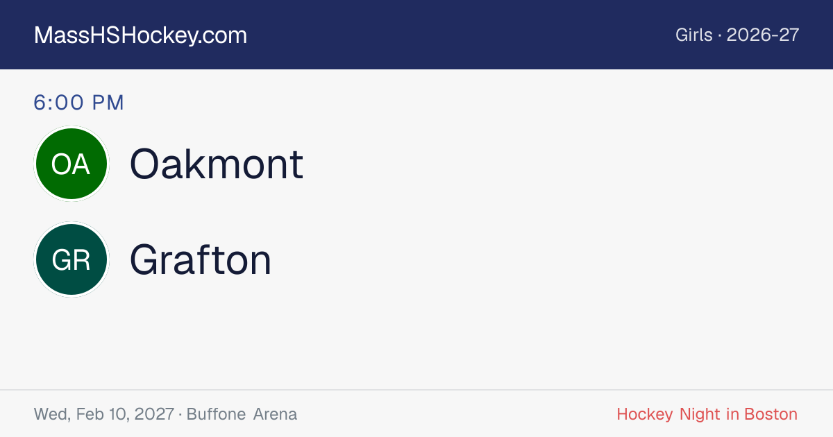Oakmont at Grafton score card
