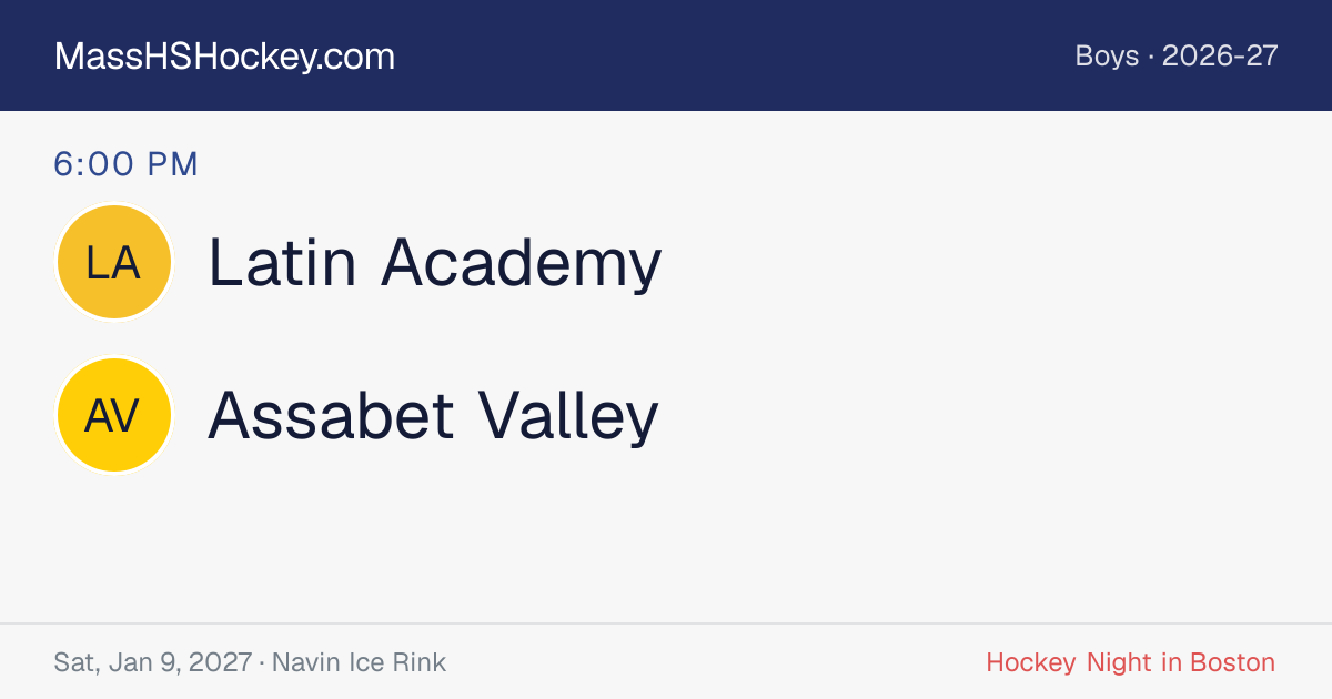 Latin Academy at Assabet Valley score card